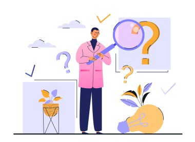 Sık Sorulan Sorular Konsepti.