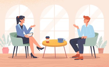 Ünlü biriyle röportaj.