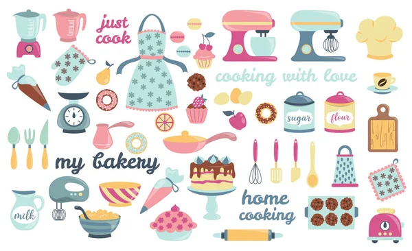 Bakery and cooking collection — Stock Vector