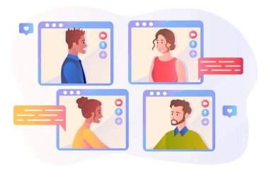 Video konferans çağrısı kavramı