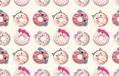 Donutlu Kusursuz Desen