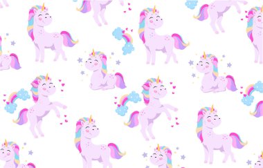 Tek boynuzlu at ile Seamless Modeli