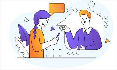 İnternette konuşan arkadaşlar