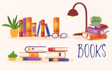 tablo üzerinde kitaplar