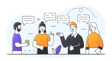 Grup terapisi psikolog konsepti