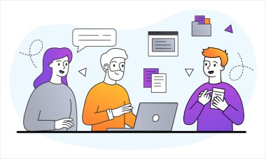 Ofis konseptinde takım çalışması