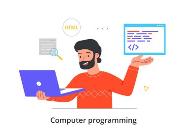 İnsan web sitesi konsepti yaratır