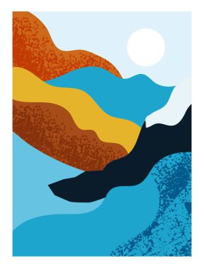 Doğayla iç içe bir poster.