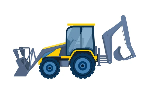 Machines for construction concept — Stock Vector