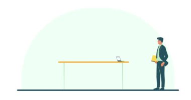 İş görüşmeleri. Konferansta, brifingde ya da toplantıda projeyi tartışan ofis çalışanları ve girişimcilerle afiş taşımak. Veri, grafik ve grafiklerin analizi. Düz grafik çizgi film