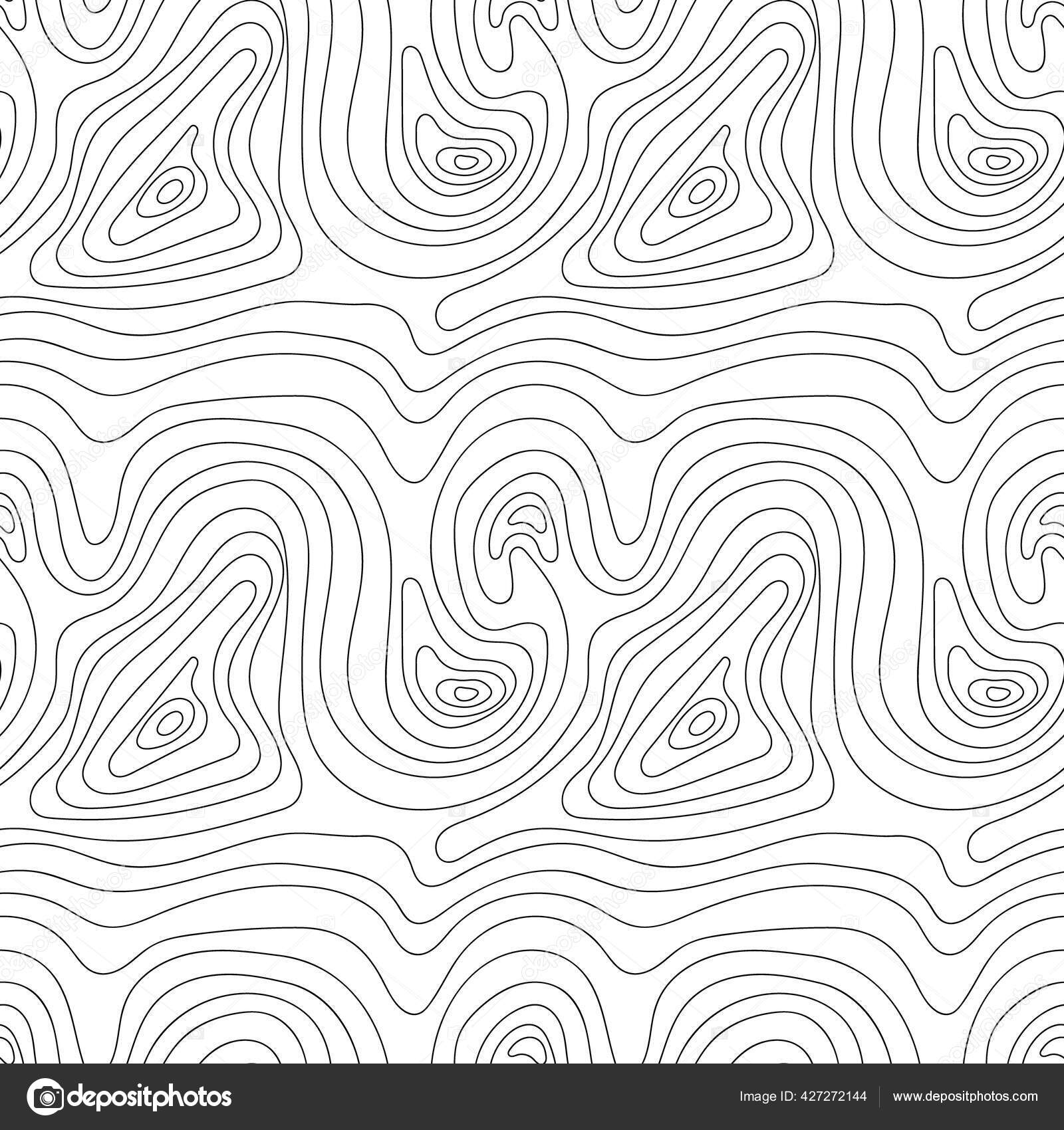 Abstract seamless pattern with curved lines Stock Vector by ©AlisaElly  427272144