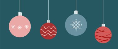 Süslü Noel baloları