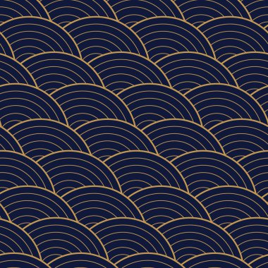 Altın dalgalı doğulu desenler