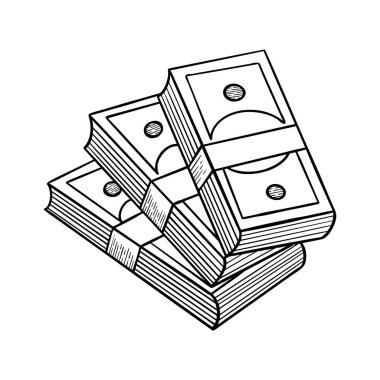 Yarım yamalak klasik tarzında nakit destesi