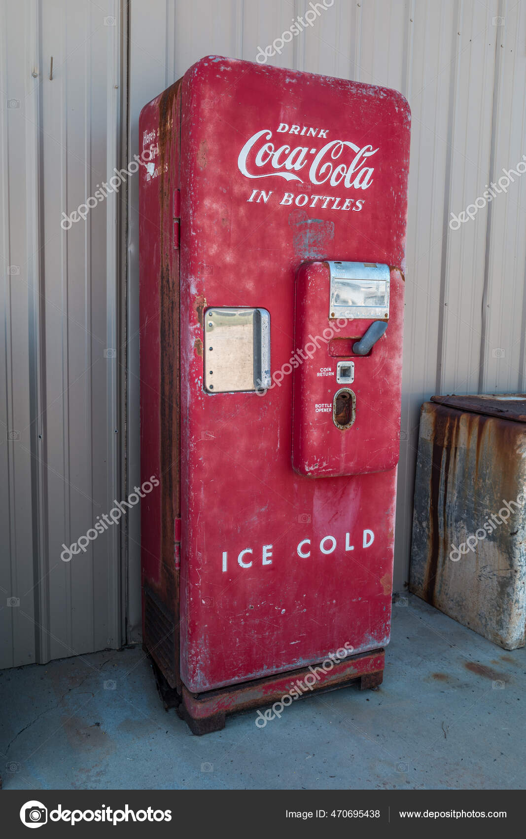vintage coke machine