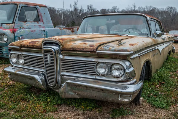 Gainesville Georgia Enero 2017 Edsel Totalmente Intacto Los Años Descartado — Foto de Stock