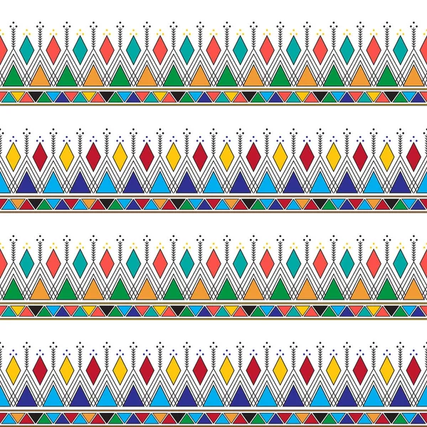 Al-Qatt Al-Asiri 'nin geleneksel resimlerinden esinlenilmiş dekoratif geometrik yineleme deseni