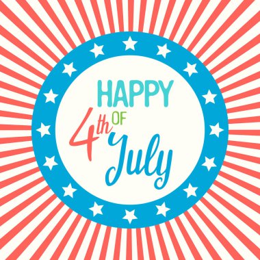 4 Temmuz, Bağımsızlık Günü kutlama kartı