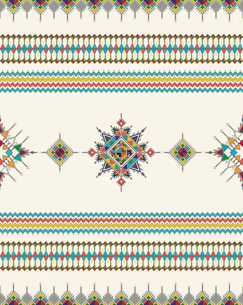Al-Qatt Al-Asiri 'nin geleneksel resimlerinden esinlenilmiş dekoratif geometrik yineleme deseni