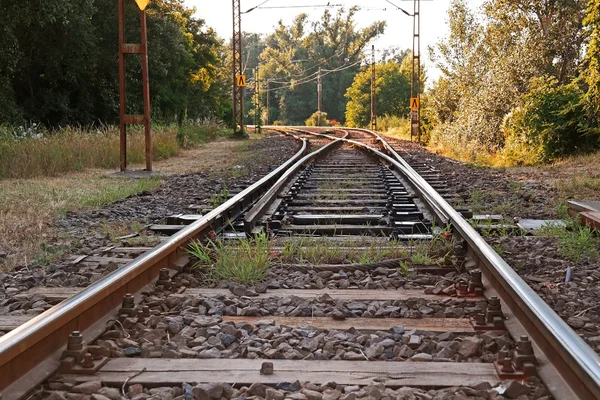 Old suburban railroad — Stock Photo, Image