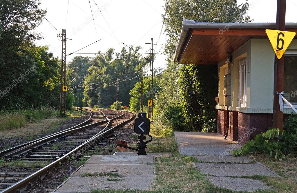 Suburban railroad switch