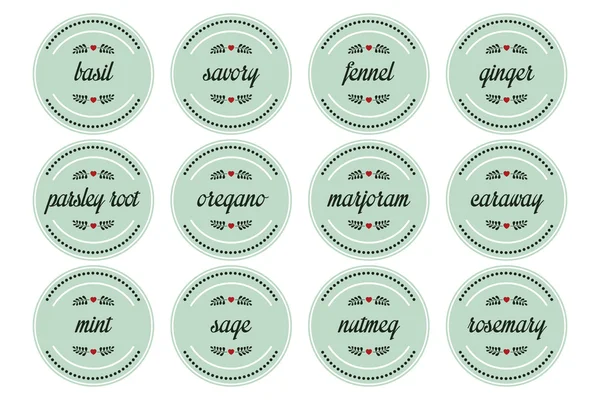 Étiquettes rondes — Image vectorielle