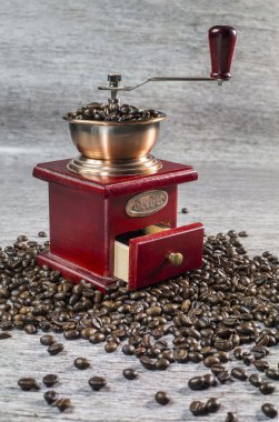 Kahve Kızıl ve kahve çekirdekleri