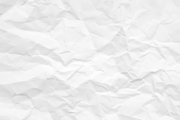 Temiz beyaz kağıt, kırışık, soyut arka plan.