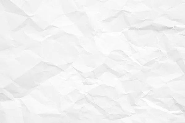 Temiz beyaz kağıt, kırışık, soyut arka plan.