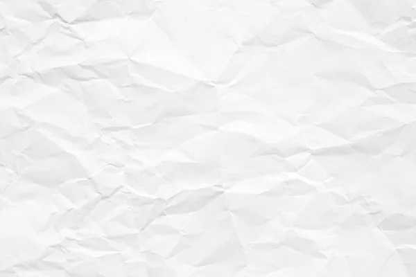 Temiz Beyaz Kağıt Kırışık Soyut Arka Plan — Stok fotoğraf