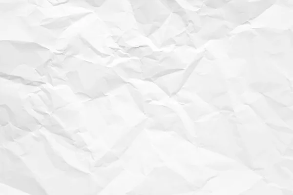 Clean White Paper Wrinkled Abstract Background — Stock Photo, Image