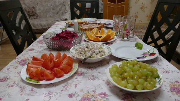 Masa Yemek Için Hazır — Stok fotoğraf