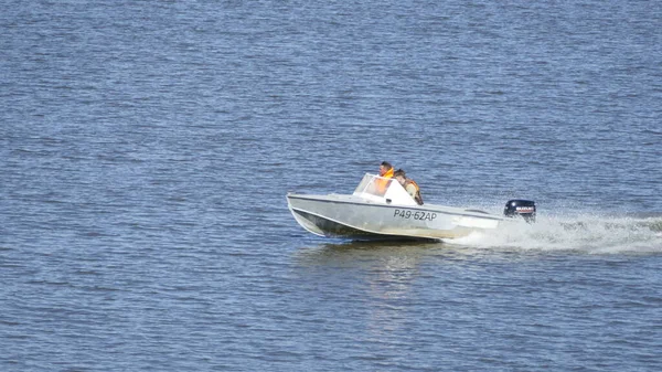 Naryan Mar Stad Nenets Autonome Okrug Rusland 2021 Riviernavigatie Pechorp — Stockfoto