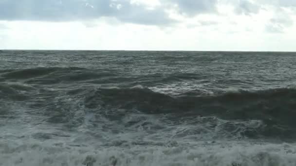 Mar Cielo Turbulentos — Vídeos de Stock