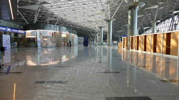 Moscú Rusia 2021 Aeropuerto Vnukovo Terminal — Foto de Stock