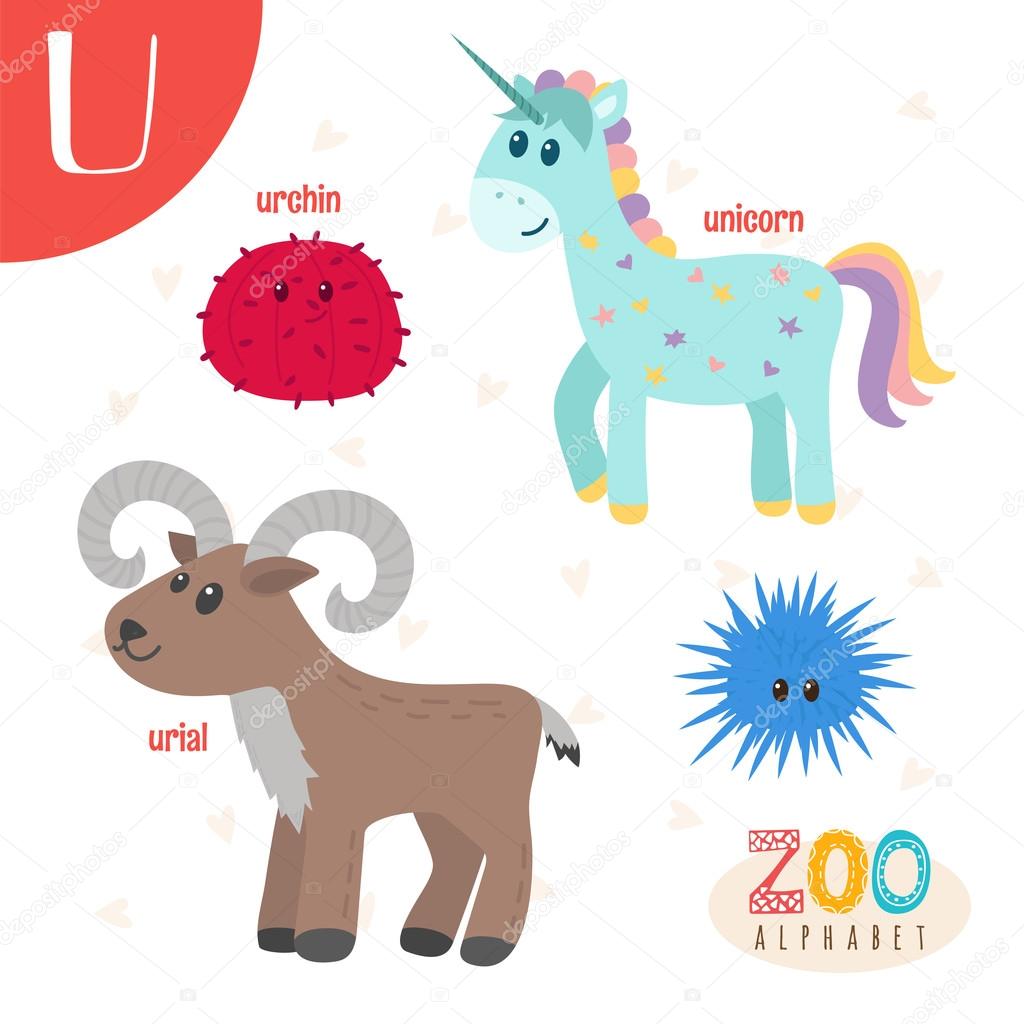 Letter U. Cute animals. Funny cartoon animals in vector. ABC boo Stock Vector Image by ©Saenal78 #122685286 Letter U. Cute animals. Funny cartoon animals in vector. ABC boo Stock Vector Image by ©Saenal78 #122685286