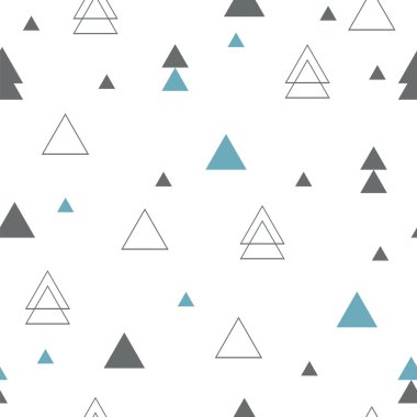 Geometrik seamless modeli. Geometrik üçgenler yinelenen
