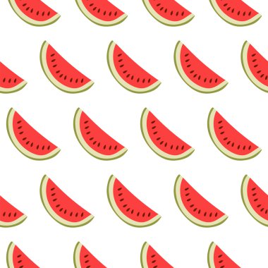 Karpuz dilimleriyle kusursuz desen