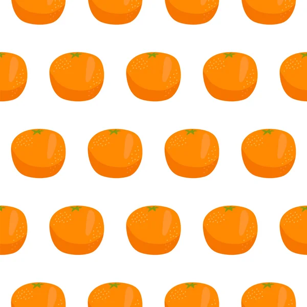 Patrón sin costura naranja cítrico — Archivo Imágenes Vectoriales