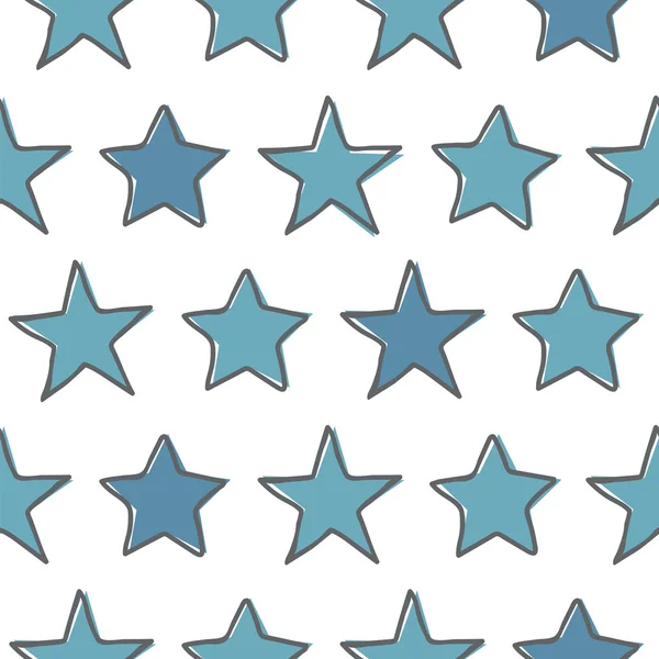 Seamless pattern with stars — Stock Vector