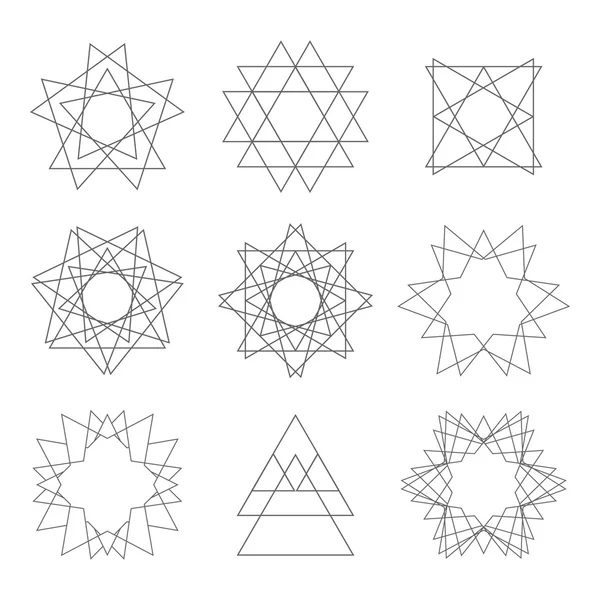 向量组的设计元素。为抽象装饰元素 — 图库矢量图片