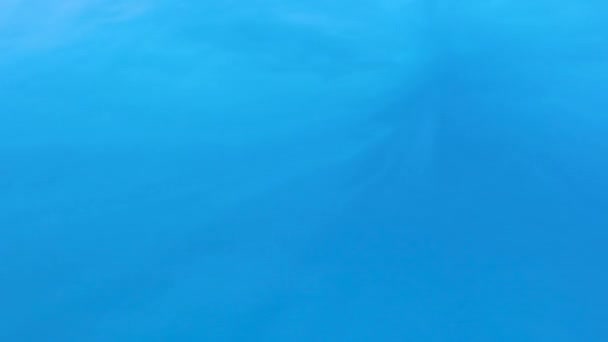 Limpar Fundo Azul Superfície Água Mar Close Loop Grécia Sol — Vídeo de Stock