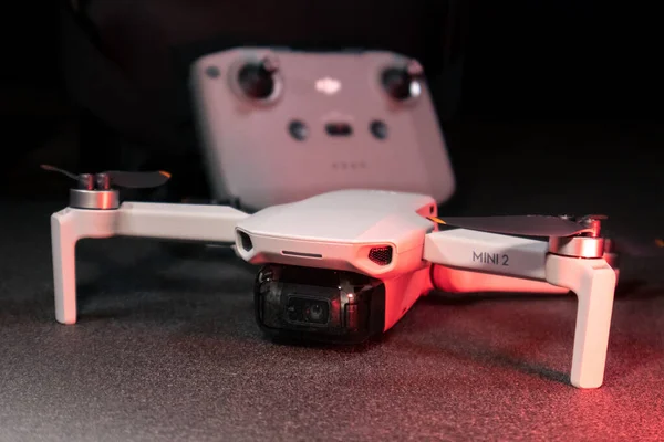 Κίεβο Ουκρανία Φεβρουαρίου 2021 Dji Mavic Mini Drone Close Νέο — Φωτογραφία Αρχείου