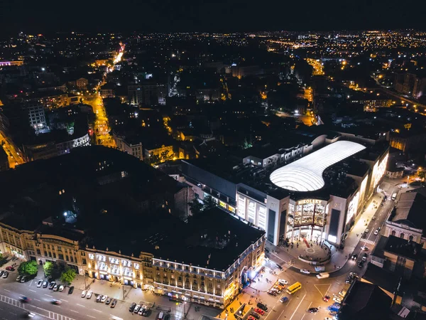 Kharkiv Ukrayna Mayıs 2021 Nikolsky Alışveriş Merkezi Açılış Etkinliği Gece — Stok fotoğraf