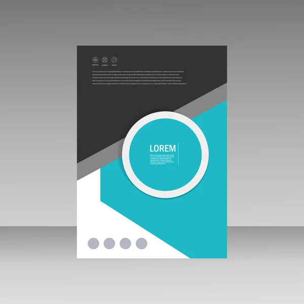 Abstract brochure ontwerpsjabloon. Flyer ontwerp, boek, print design, brochure sjabloon. Brochure abstract ontwerp. Brochure achtergrond — Stockvector