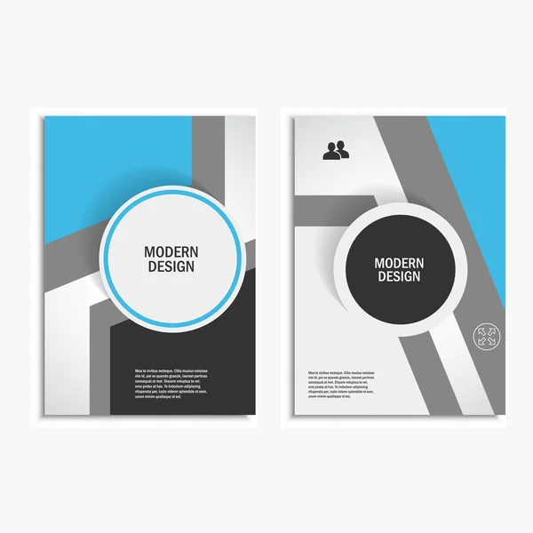 Vector Flyer Brochure Dépliant A4 taille modèle, rapport annuel, conception de la couverture mise en page livre, conception abstraite de la couverture — Image vectorielle