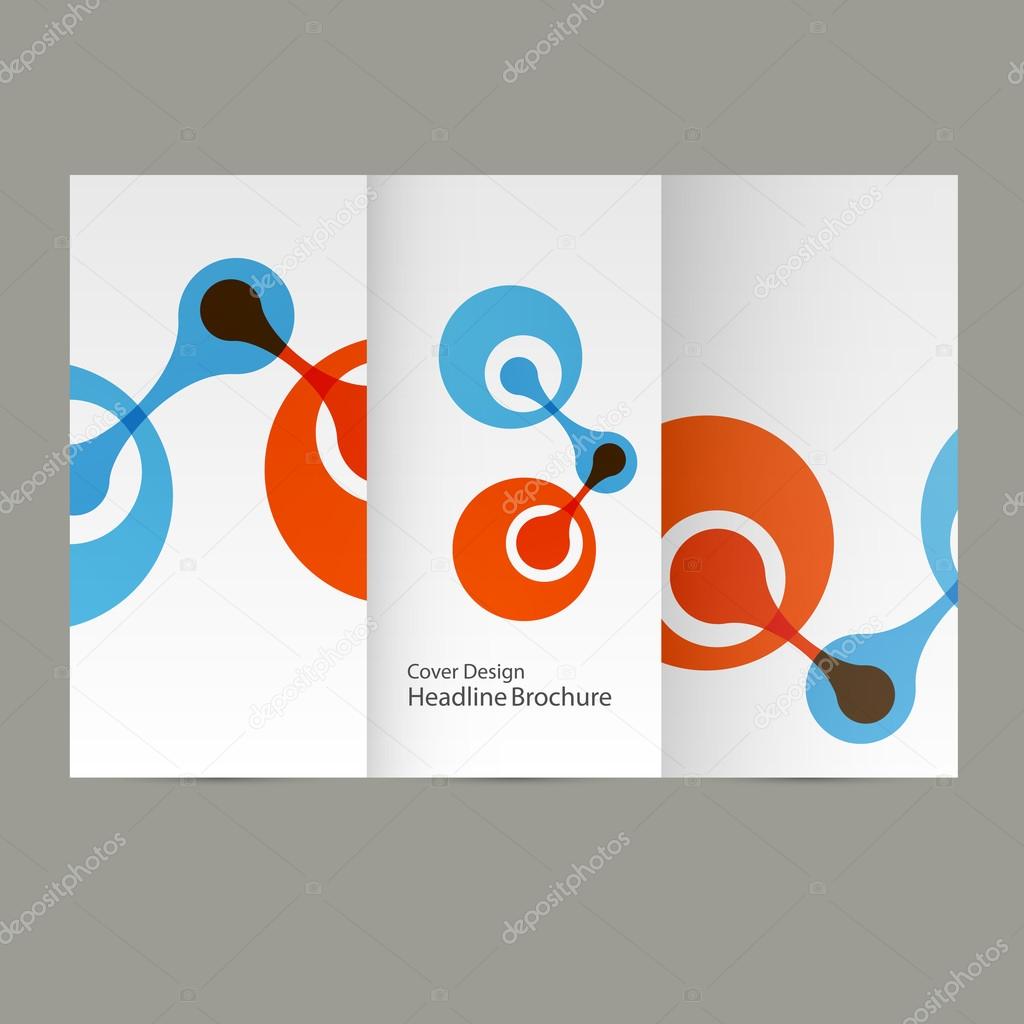 Science cover template background with molecules Stock Vector by ...