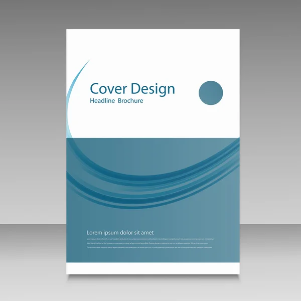 Abstraktes Cover Broschüre Hintergrund — Stockvektor