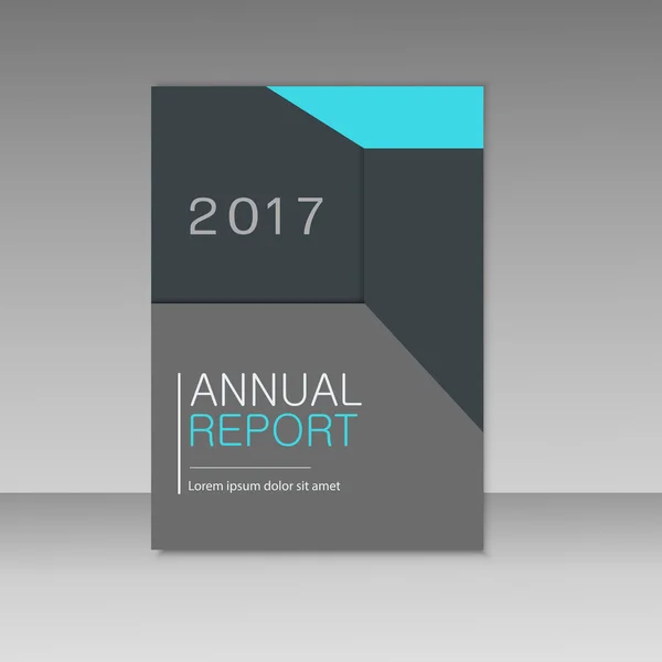 Modelo de brochura de negócios do relatório anual. Capa apresentação do livro em design abstrato — Vetor de Stock