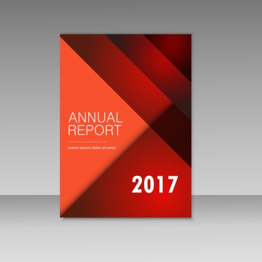 Vektör iş raporu kare ve geometrik kapak tasarımı. İş broşür şablonu düzeni, kapak tasarımı, faaliyet raporu, dergi veya el ilanı